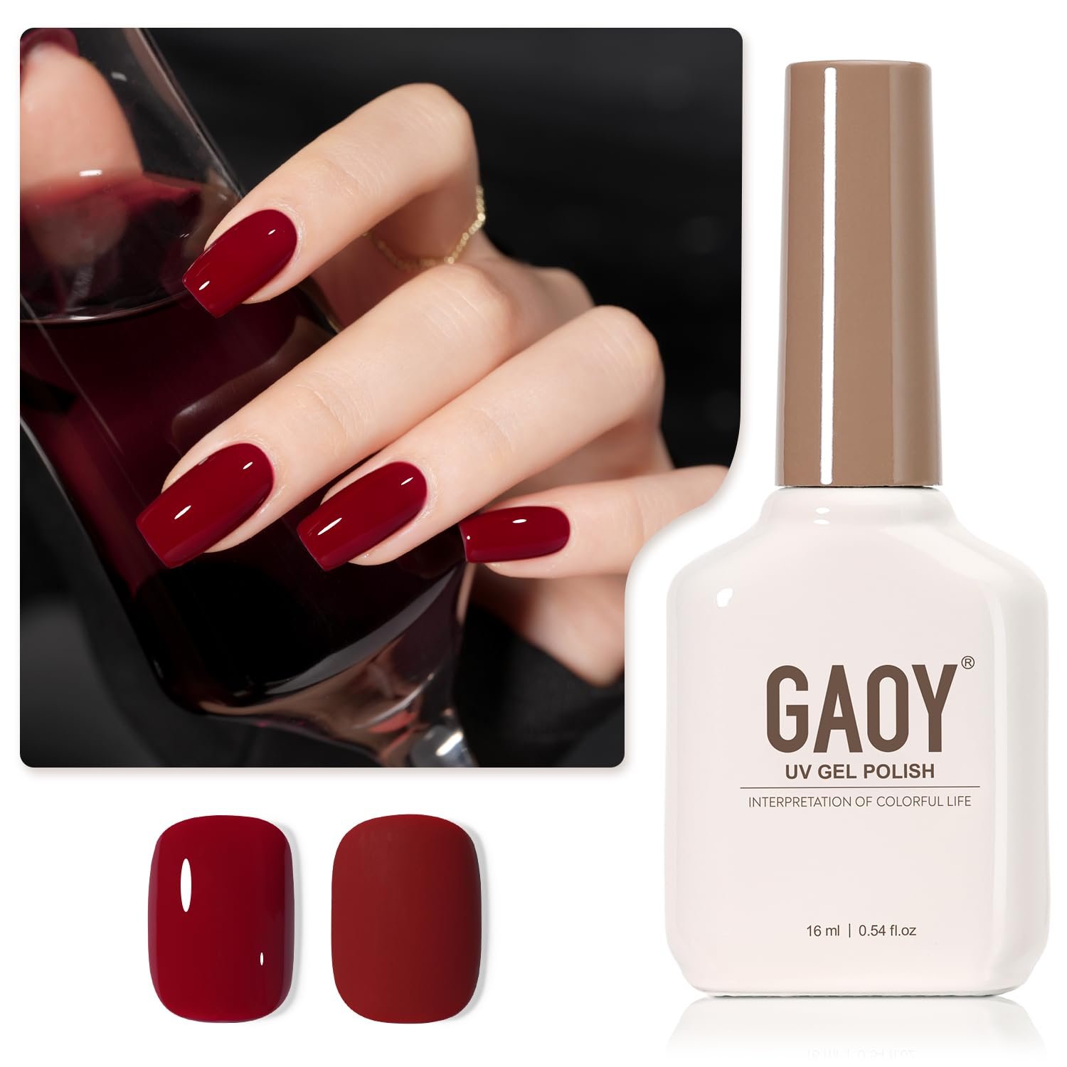 burgundy nail ideas