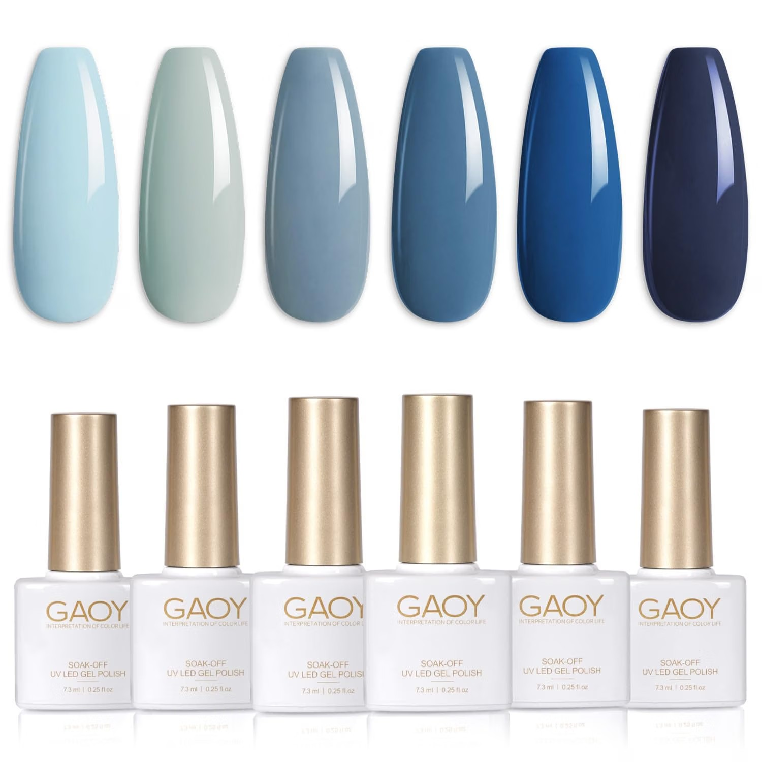 fall blue nail colors